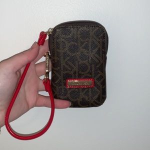 Calvin Klein phone holder/wristlet